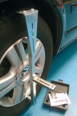 CR01 เกจวัดตั้งศูนย์รถยนต์ DIY สำหรับตรวจเช็คศูนย์ล้อรถยนต์