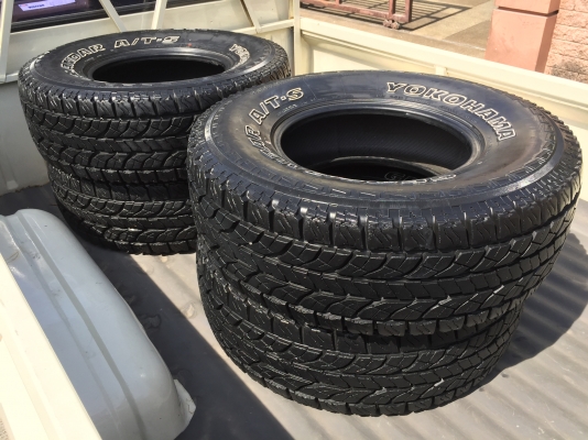 ยาง All Yokohama 31 10.5 R15 กลางปี15 ดอกเต็ม ไม่มีปะ ใช้ยาว ราคาไม่แพง