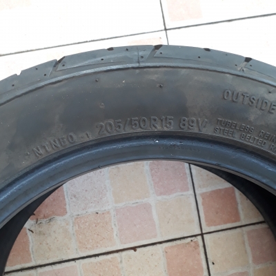 ขายยาง NITTO NEOGEN 205-50-15 ดอกล้น 1ชุด ขายยาง NITTO NEOGEN 205-50-15 ดอกล้น 1ชุด