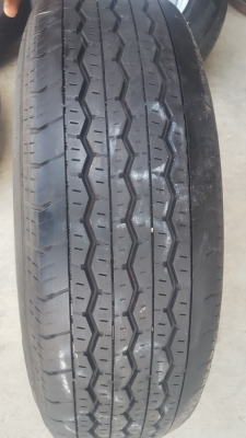 ขายล้อกะทะขอบ15 6รู ยาง195R15 ปี16  4 ล้อ