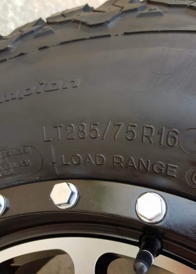 ขาย BF KO2 285/75/16(33&quot;) พร้อมล้อลาย METHOD สวยๆ