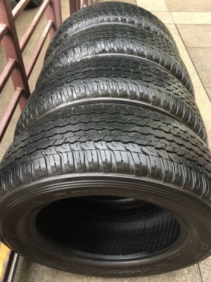 ยาง Dunlop 265 60 18 กลางปี16 ดอกเต็ม ไม่มีปะ เนื้อนิ่มๆ ใช้ยาว ราคาไม่แพง ยาง Dunlop 265 60 18 กลางปี16 ดอกเต็ม ไม่มีปะ เนื้อนิ่มๆ ใช้ยาว ราคาไม่แพง