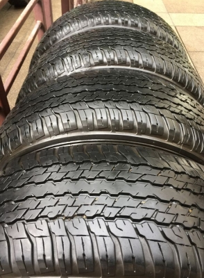 ยาง Dunlop 265 60 18 กลางปี16 ดอกเต็ม ไม่มีปะ เนื้อนิ่มๆ ใช้ยาว ราคาไม่แพง ยาง Dunlop 265 60 18 กลางปี16 ดอกเต็ม ไม่มีปะ เนื้อนิ่มๆ ใช้ยาว ราคาไม่แพง