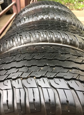 ยาง Dunlop 265 60 18 กลางปี16 ดอกเต็ม ไม่มีปะ เนื้อนิ่มๆ ใช้ยาว ราคาไม่แพง ยาง Dunlop 265 60 18 กลางปี16 ดอกเต็ม ไม่มีปะ เนื้อนิ่มๆ ใช้ยาว ราคาไม่แพง