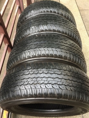 ยาง Dunlop 265 60 18 กลางปี16 ดอกเต็ม ไม่มีปะ เนื้อนิ่มๆ ใช้ยาว ราคาไม่แพง ยาง Dunlop 265 60 18 กลางปี16 ดอกเต็ม ไม่มีปะ เนื้อนิ่มๆ ใช้ยาว ราคาไม่แพง