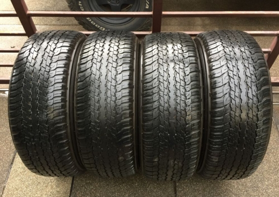 ยาง Dunlop 265 60 18 กลางปี16 ดอกเต็ม ไม่มีปะ เนื้อนิ่มๆ ใช้ยาว ราคาไม่แพง ยาง Dunlop 265 60 18 กลางปี16 ดอกเต็ม ไม่มีปะ เนื้อนิ่มๆ ใช้ยาว ราคาไม่แพง