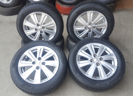 ขายล้อTOYOTA  Vios 185/60/15 ปี 15  4 ล้อ