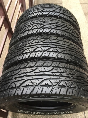 ยาง All Dunlop 225 75 16 ยางลบปี สภาพน้องๆป้ายแดง ดอกเต็ม ไม่มีปะ เนื้อนิ่มๆ ใช้ยาว ราคาไม่แพง