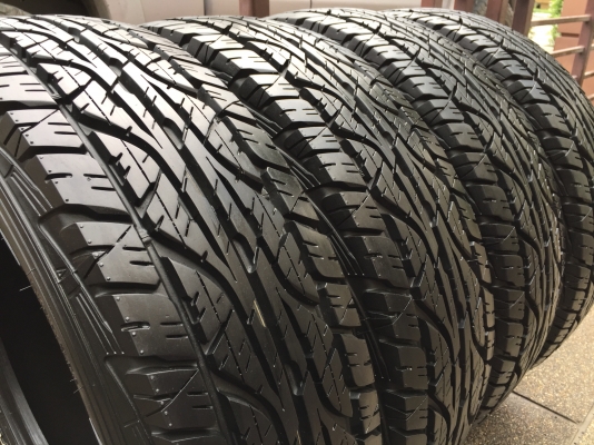 ยาง All Dunlop 225 75 16 ยางลบปี สภาพน้องๆป้ายแดง ดอกเต็ม ไม่มีปะ เนื้อนิ่มๆ ใช้ยาว ราคาไม่แพง