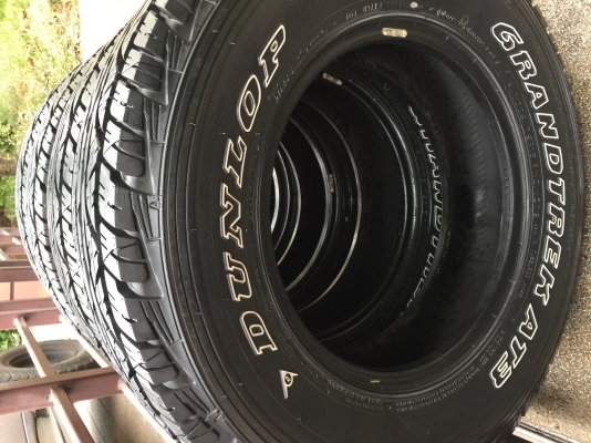 ยาง All Dunlop 225 75 16 ยางลบปี สภาพน้องๆป้ายแดง ดอกเต็ม ไม่มีปะ เนื้อนิ่มๆ ใช้ยาว ราคาไม่แพง