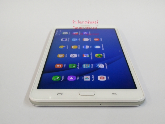samsung tab A (SM-T285) สีขาว จอ 7 นิ้ว ของแท้ สภาพใหม่ มีประกันศูนย์ พ.ค.61 ส่งฟรี