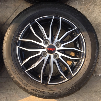 ล้อแม็ก Toyota Vios TRD ขอบ 15 พร้อมยาง 185-60-15 ปลายปี 12