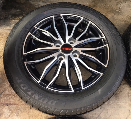 ล้อแม็ก Toyota Vios TRD ขอบ 15 พร้อมยาง 185-60-15 ปลายปี 12