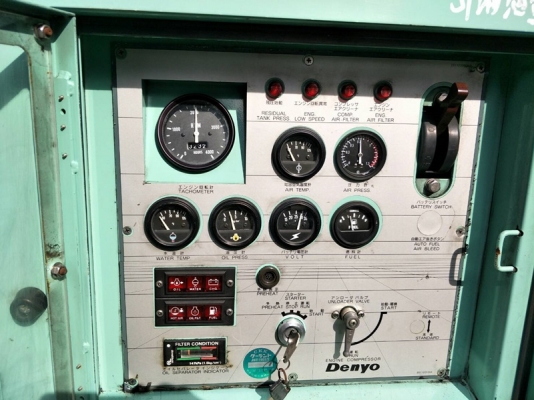 DIS390SB-เครื่องปั๊มลม Denyo ขนาด 7 บาร์ 390cfm. นำเข้าจากญี่ปุ่น by OEK 098-5625920