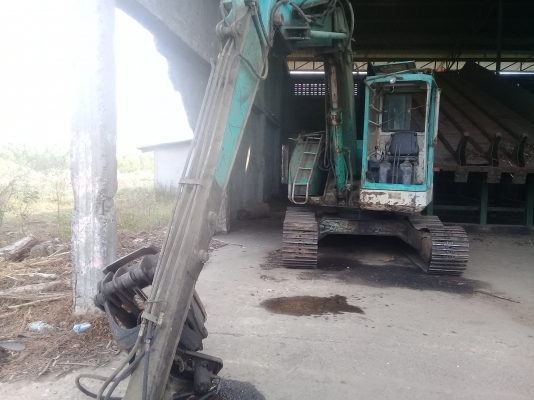 ขายรถแบคโฮ KOMATSU PC75U ติดหัวคีบ