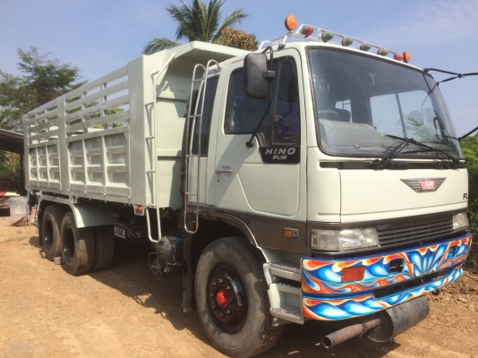 Hino 1M เครื่อง 220 แรง ดั้มพ์ 2 เพลา เครื่องเดิม เกียร์ เดิม มีสโล รถสวย ทะเบียนพร้อม