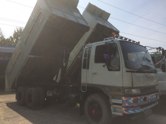 Hino 1M เครื่อง 220 แรง ดั้มพ์ 2 เพลา เครื่องเดิม เกียร์ เดิม มีสโล รถสวย ทะเบียนพร้อม