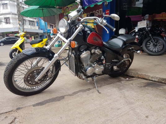 ขายแลกเทิร์นคับ HONDA STEED400 เดิมๆ เครื่องแน่น ยางหน้าหลังเต็ม อินวอยส์ สรรพสามิตร ราคา 57500 บาท 