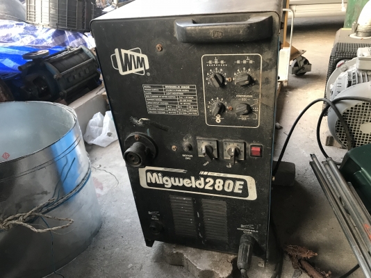 ขายตู้เชื่อม Migweld 280E 380V สภาพสวยเดิมๆ ถอดจากโรงงาน (ไม่มีสายเชื่อมกับถัง)