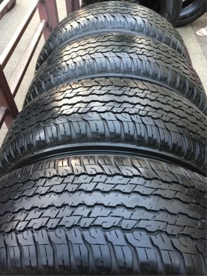 ยาง Dunlop 265 65 17 ปลายปี16 ดอกเต็ม ไม่มีปะ เนื้อนิ่มๆ ราคาไม่แพง