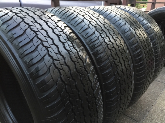 ยาง Dunlop 265 65 17 ปลายปี16 ดอกเต็ม ไม่มีปะ เนื้อนิ่มๆ ราคาไม่แพง