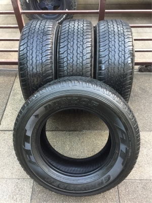 ยาง Dunlop 265 65 17 ปลายปี16 ดอกเต็ม ไม่มีปะ เนื้อนิ่มๆ ราคาไม่แพง