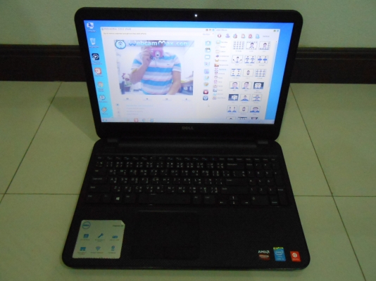 โน๊ตบุ๊ค dell Inspiron15 15.6 นิ้ว Core i5-4200U Ram 4G HDD 500 GB การ์ดจอ 8600M ที่ชาร์ท กระเป๋า สภ