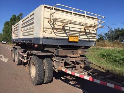 Hino 344 แรง ปี 58 แม่ลูกกระบะดั้มพ์สามมิตร ลูก 3 เพลาแท้ เดิมบางทุกจุด สภาพสวยพร้อมใช้งาน ทะเบียนพร้อม