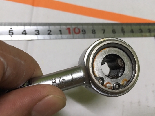ประแจถอดสตั๊ดพร้อมด้าม VESSEL ZW3 (Made in Japan) THREAD THRU WRENCH ขนาด 3/8&quot;