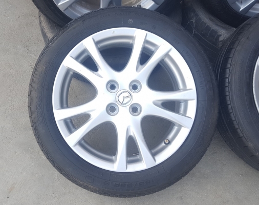 ขายล้อMazda2 ยาง185/55/16 ปี 13  4 ล้อ