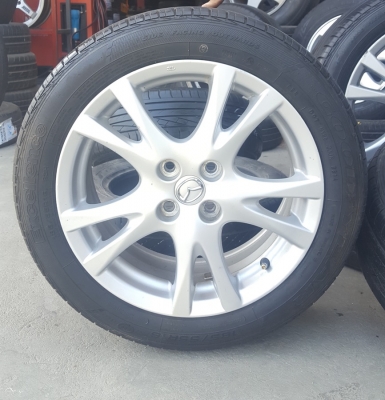 ขายล้อMazda2 ยาง185/55/16 ปี 13  4 ล้อ