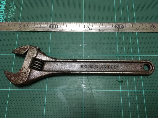 ประแจเลื่อน BAHCO 71 (Made in Sweden) ขนาด 8"