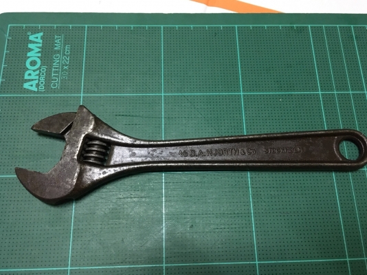 ประแจเลื่อน BAHCO 971 (Made in Sweden) ขนาด 8&quot;