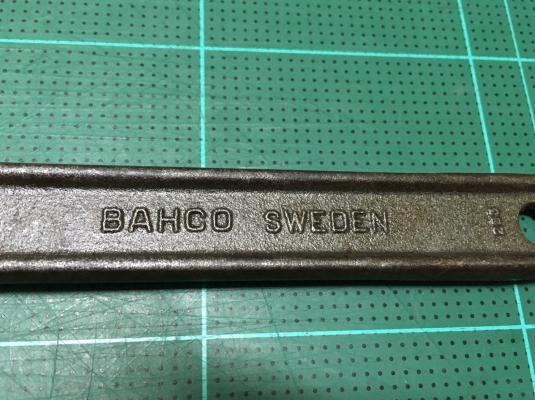 ประแจเลื่อน BAHCO 70 (Made in Sweden) ขนาด 6&quot;