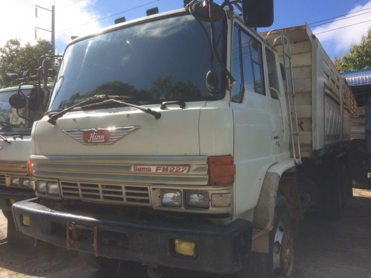 Hino sumo 227 เครื่องเดิม 220 แรง เกียร์เดิม สโล คัชซีสวยมาก กระบะดัมพ์สามมิตร ทะเบียนพร้อม