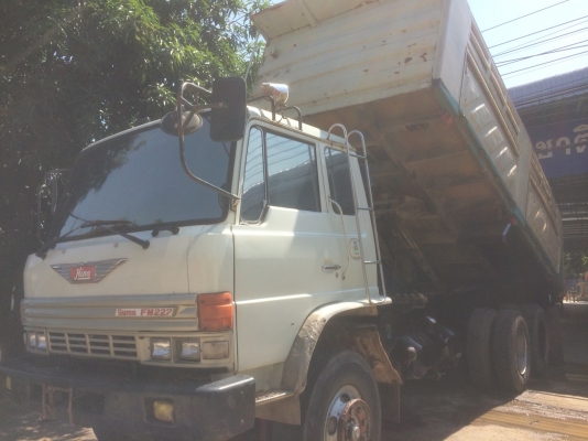 Hino sumo 227 เครื่องเดิม 220 แรง เกียร์เดิม สโล คัชซีสวยมาก กระบะดัมพ์สามมิตร ทะเบียนพร้อม