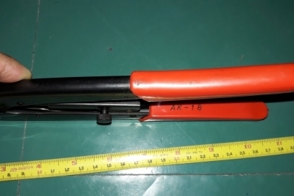 ขายคีมย้ำสายไฟตรากุ้งAK-18 5.5,8,14mm2 LOBSTER MADE IN JAPAN. ใหม่เก่าเก็บ ขายคีมย้ำสายไฟตรากุ้งAK-18 5.5,8,14mm2 LOBSTER MADE IN JAPAN. ใหม่เก่าเก็บ