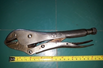 ขายคีมล็อกVISE GIRP 10R MADE IN USA. รุ่น3แถว มือสองสภาพดี