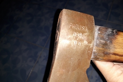 ขายขวานPRO USA 1985.ด้ามไม้สนงาน เก่าเก็บ