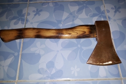 ขายขวานPRO USA 1985.ด้ามไม้สนงาน เก่าเก็บ