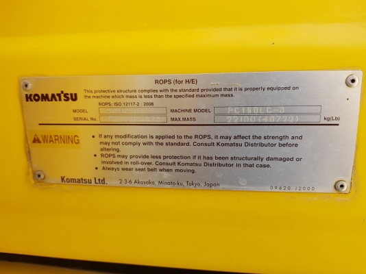 ขายด่วน!! KOMATSU PC160LC-8 5,000ชม.สภาพสวยๆค่ะ
