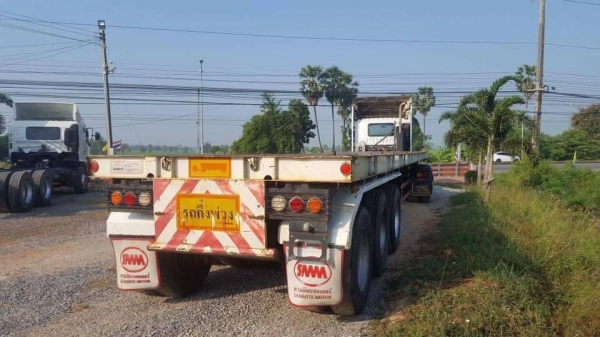 Isuzu 360 แรง ปี 57 พร้อมหางสามมิตร 3 เพลาแท้ ปี 56 สวยสดพร้อมใช้งาน