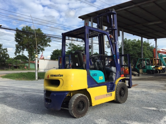 ขาย ฟอร์คลิฟท์ KOMATSU 2.5 ตัน เสาสูง 4.50 เมตร งาฮิ้งตักเทได้ นำเข้าจากญี่ปุ่น โทร.090-986-2521 อ๊อบ