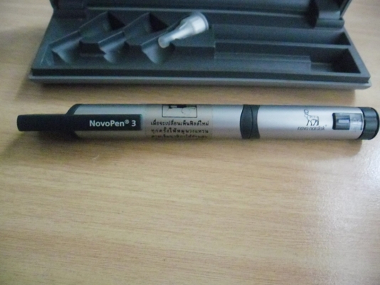 ปากกาฉีดยาฉีดอินซูลินชนิดปากกา Novopen® 3 ของใหม่ ปากกาฉีดยาฉีดอินซูลินชนิดปากกา Novopen® 3 ของใหม่