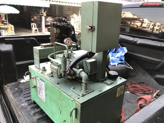 ขายปั้มน้ำมันไฮโดรลิค Nachi 3HP. 220V 3สาย made in Japan เก่าญี่ปุ่น พร้อมวาล์วคอนโทรล 110VAC อุปกรณ์ครบ สภาพสวย พร้อมใช้งาน