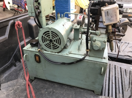 ขายปั้มน้ำมันไฮโดรลิค Nachi 3HP. 220V 3สาย made in Japan เก่าญี่ปุ่น พร้อมวาล์วคอนโทรล 110VAC อุปกรณ์ครบ สภาพสวย พร้อมใช้งาน