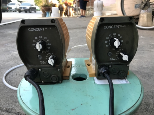 ขายปั้มเคมี ProMinent สภาพสวย ถอดจากโรงงาน พร้อมใช้งาน มี 2ตัวครับ