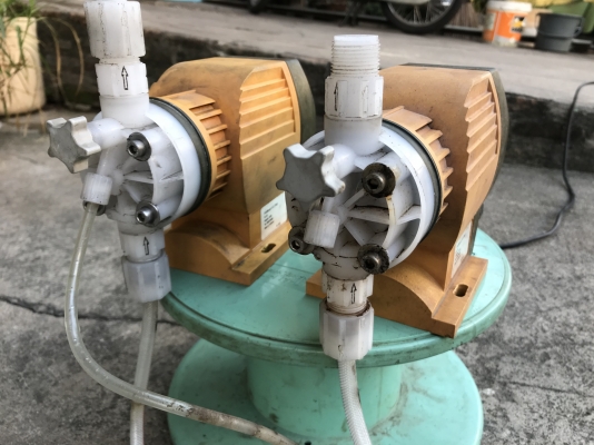 ขายปั้มเคมี ProMinent สภาพสวย ถอดจากโรงงาน พร้อมใช้งาน มี 2ตัวครับ