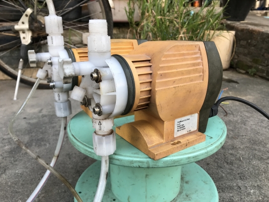 ขายปั้มเคมี ProMinent สภาพสวย ถอดจากโรงงาน พร้อมใช้งาน มี 2ตัวครับ