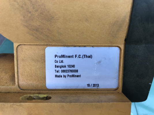 ขายปั้มเคมี ProMinent สภาพสวย ถอดจากโรงงาน พร้อมใช้งาน มี 2ตัวครับ